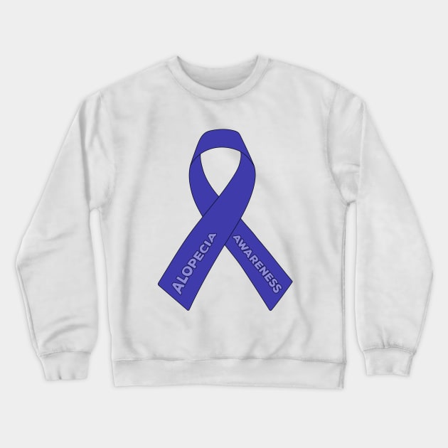 Alopecia Awareness Crewneck Sweatshirt by DiegoCarvalho